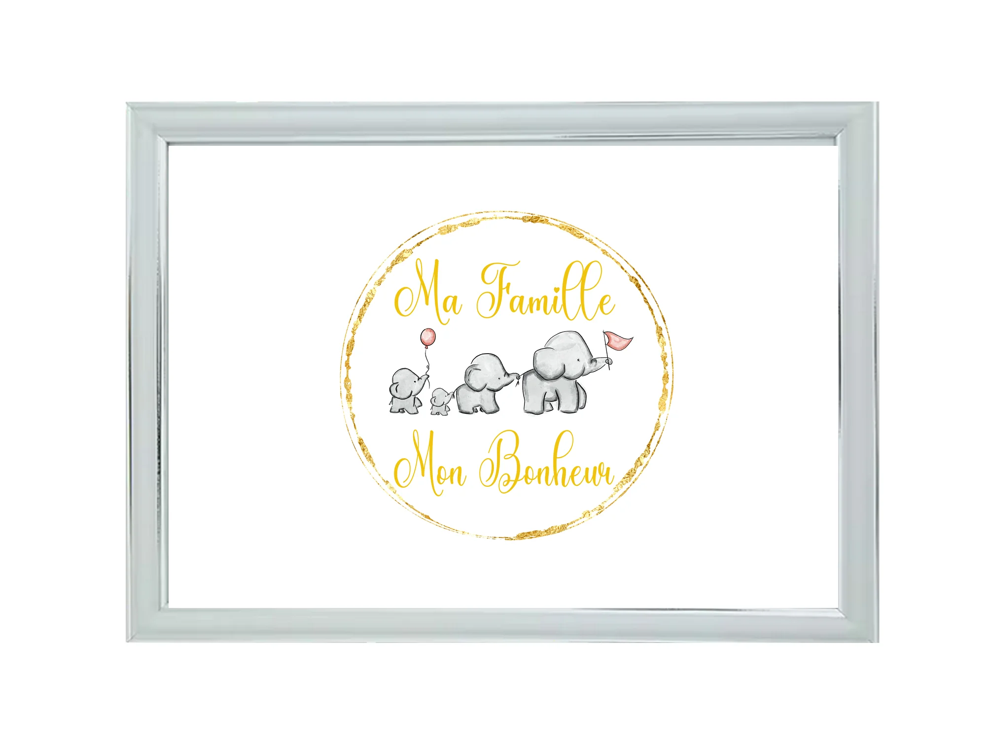 Cadre Photo Petit Format Blanc