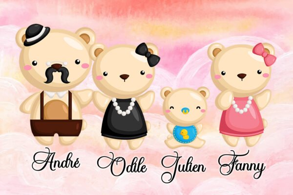 Portrait de famille Ours 4