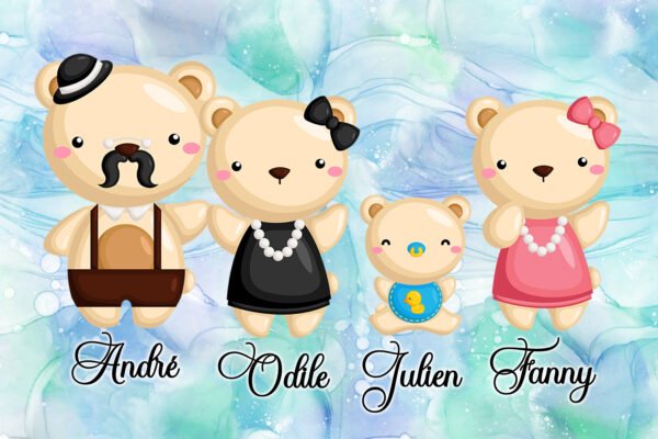 Portrait de famille Ours 5