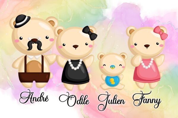 Portrait de famille Ours 6