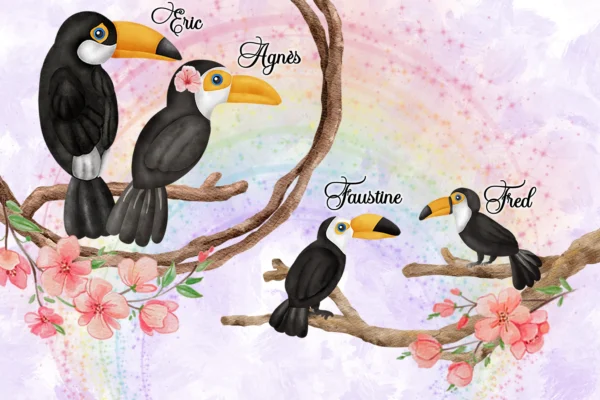 Portrait de famille Toucans 3