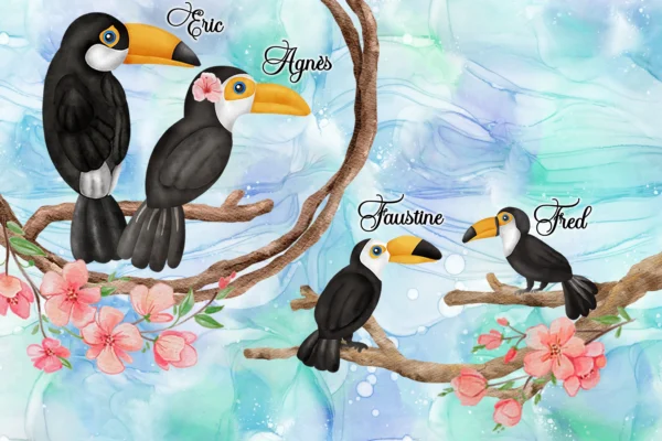 Portrait de famille Toucans 5