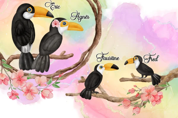Portrait de famille Toucans 6