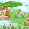 Portrait de Famille Tigres